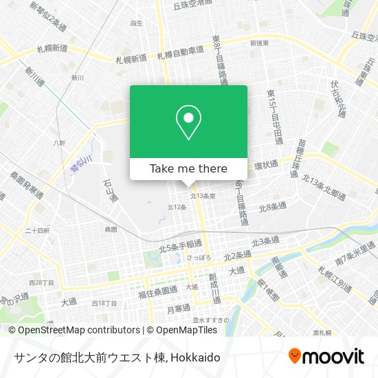 サンタの館北大前ウエスト棟 map