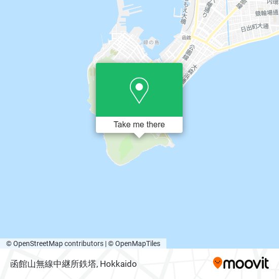 函館山無線中継所鉄塔 map