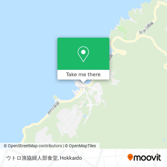 ウトロ漁協婦人部食堂 map