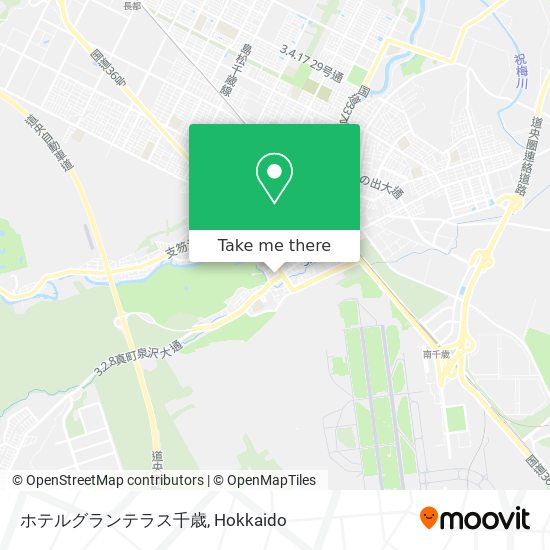 ホテルグランテラス千歳 map