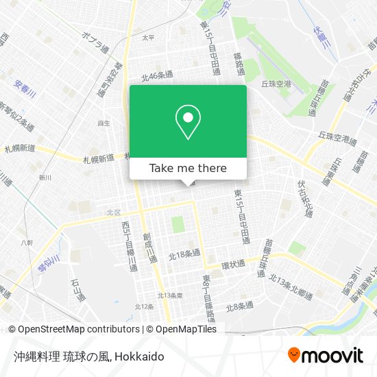 沖縄料理 琉球の風 map