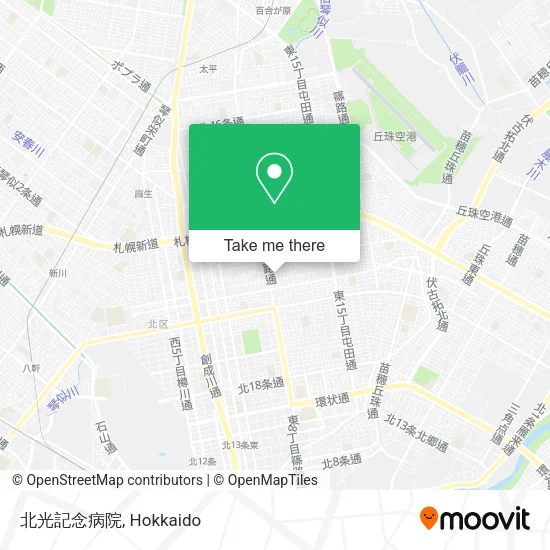 北光記念病院 map