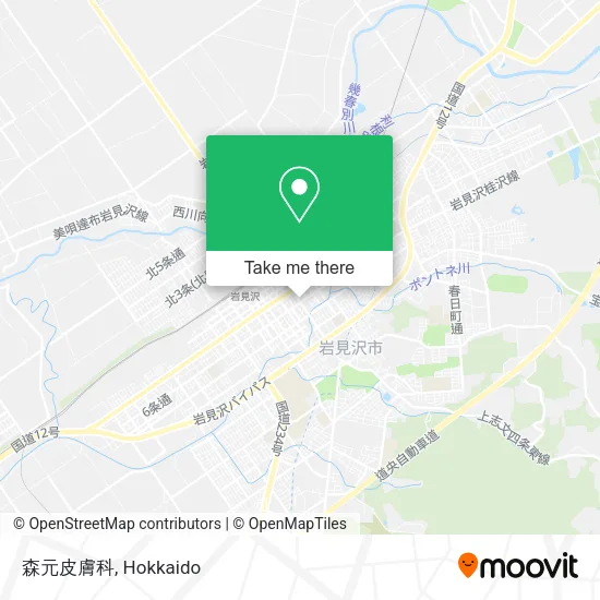 森元皮膚科 map