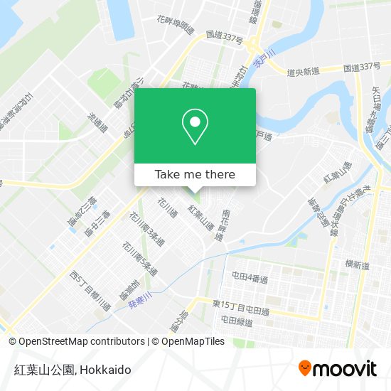 紅葉山公園 map