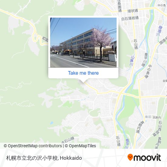 札幌市立北の沢小学校 map
