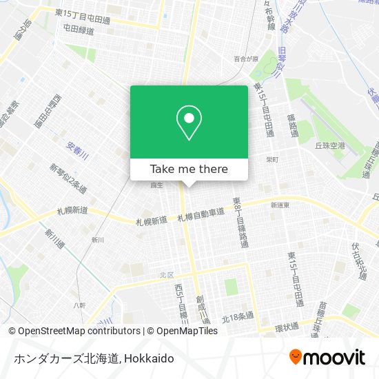 ホンダカーズ北海道 map