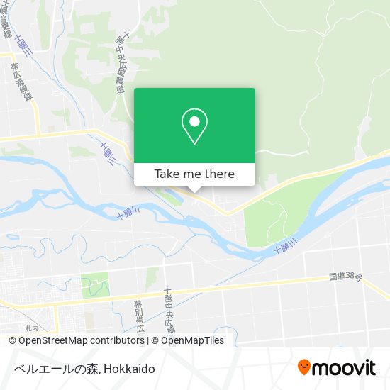 ベルエールの森 map