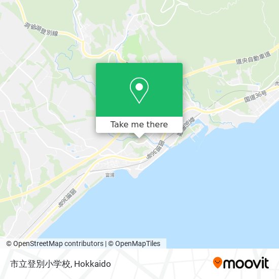 市立登別小学校 map