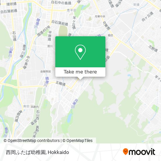 西岡ふたば幼稚園 map