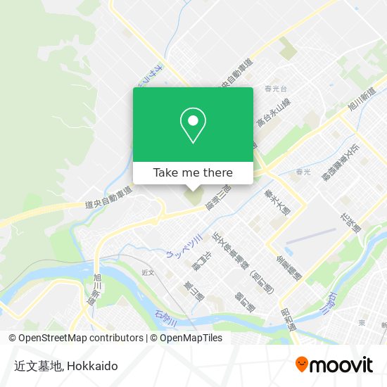 近文墓地 map