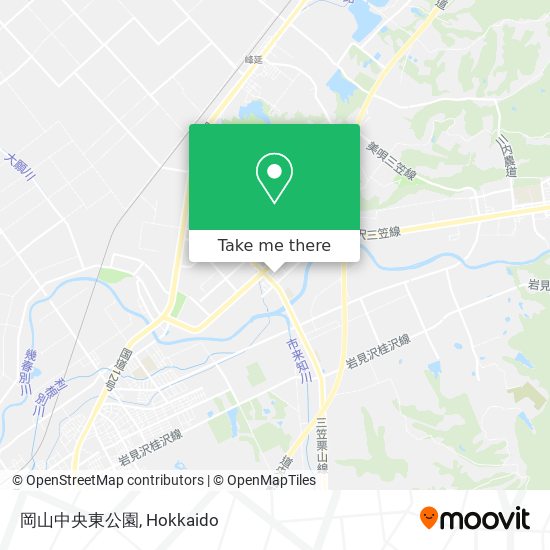 岡山中央東公園 map