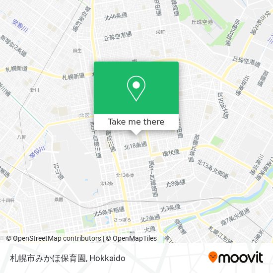札幌市みかほ保育園 map