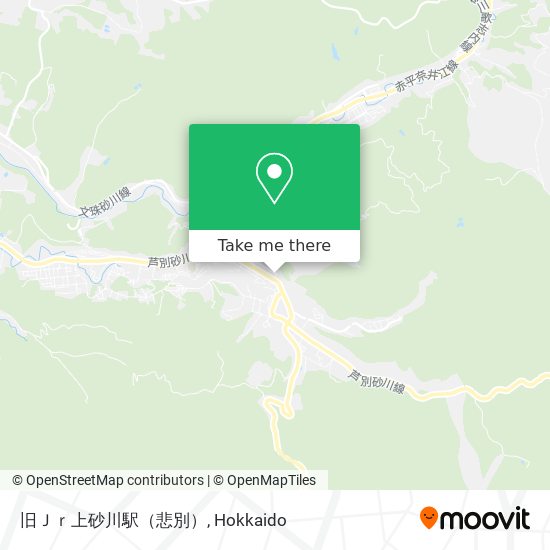 旧Ｊｒ上砂川駅（悲別） map