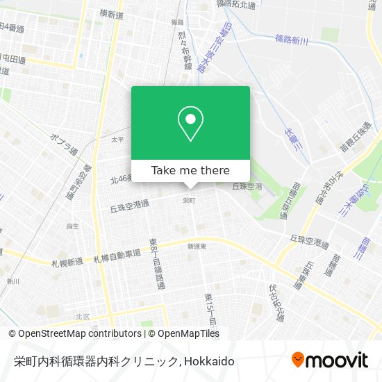 栄町内科循環器内科クリニック map