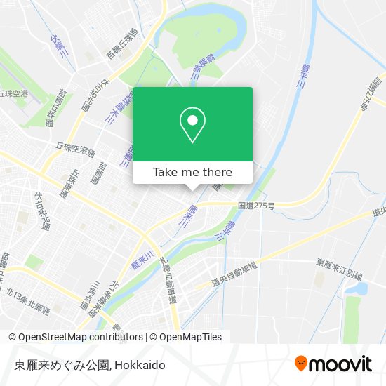 東雁来めぐみ公園 map