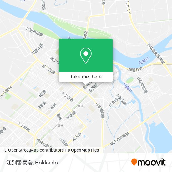 江別警察署 map