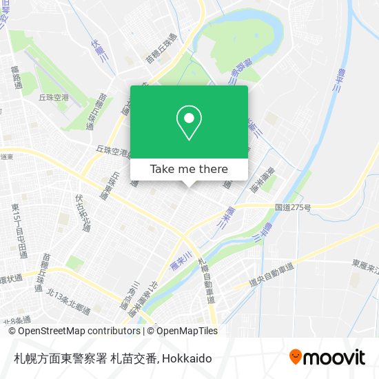 札幌方面東警察署 札苗交番 map