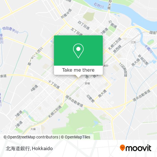 北海道銀行 map