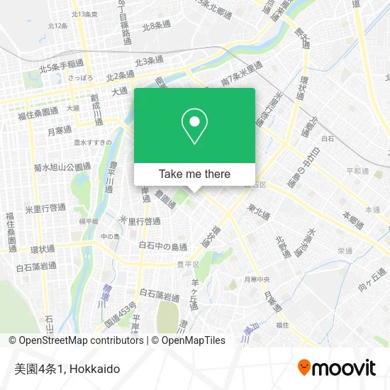美園4条1 map
