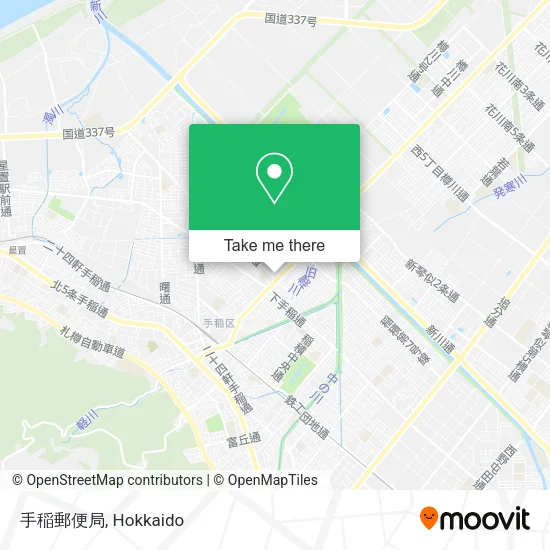 手稲郵便局 map