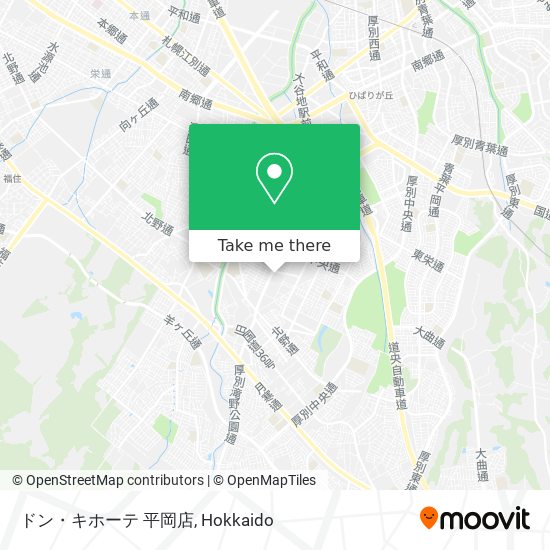 ドン・キホーテ 平岡店 map