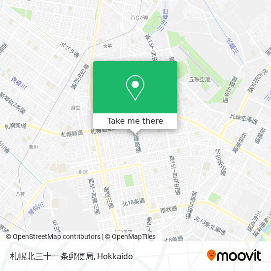 札幌北三十一条郵便局 map