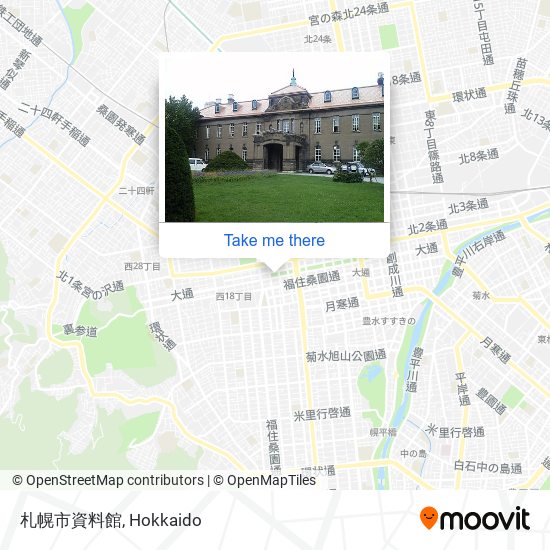 札幌市資料館 map