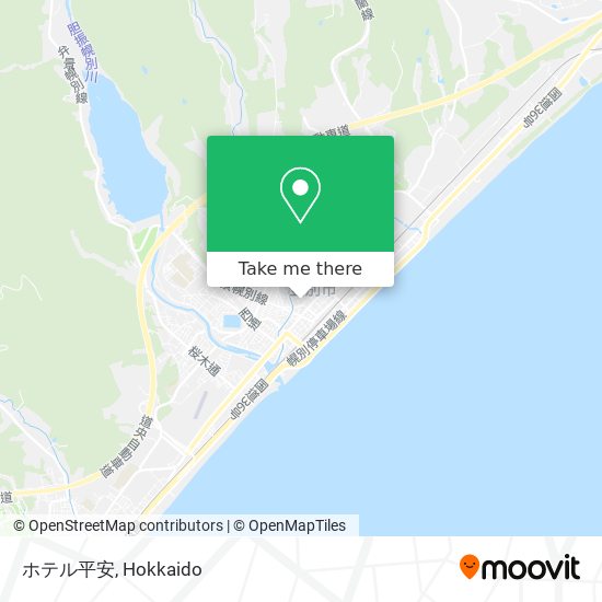 ホテル平安 map