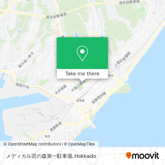 メディカル宮の森第一駐車場 map