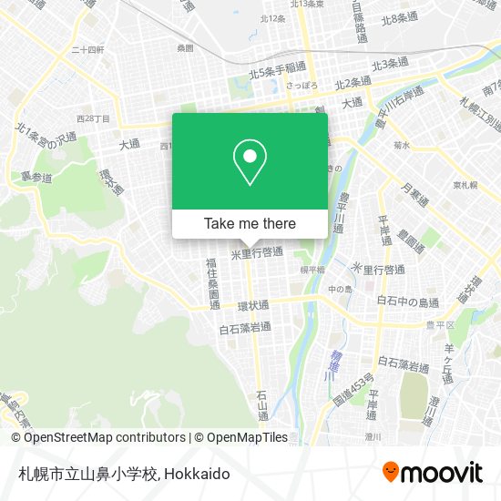 札幌市立山鼻小学校 map