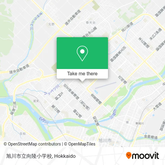 旭川市立向陵小学校 map