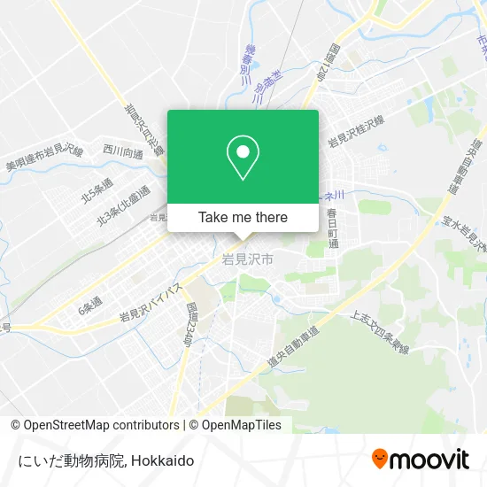 にいだ動物病院 map