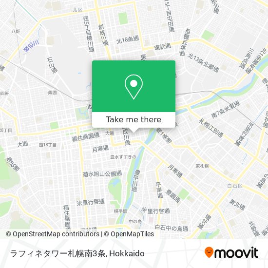ラフィネタワー札幌南3条 map