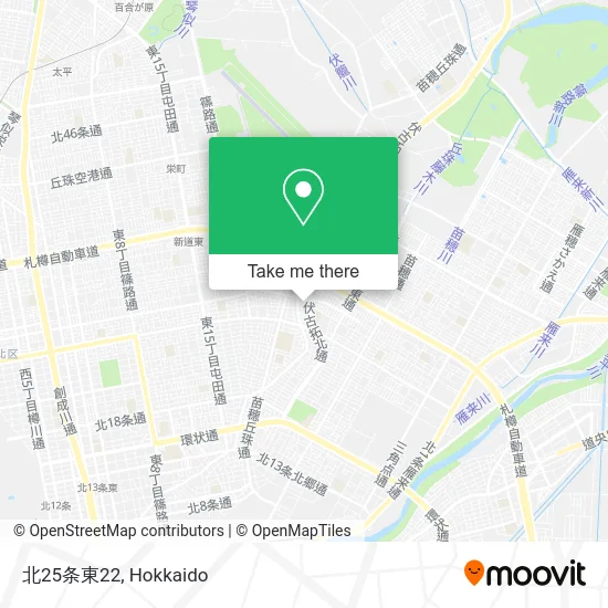 North 25 East 22 map