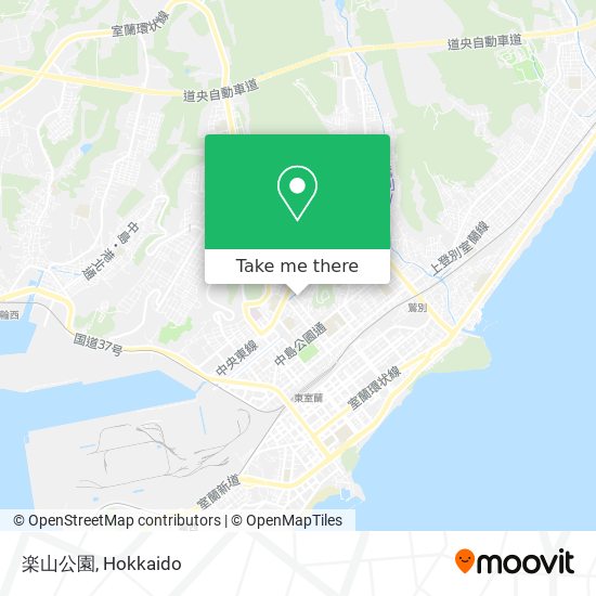 楽山公園 map