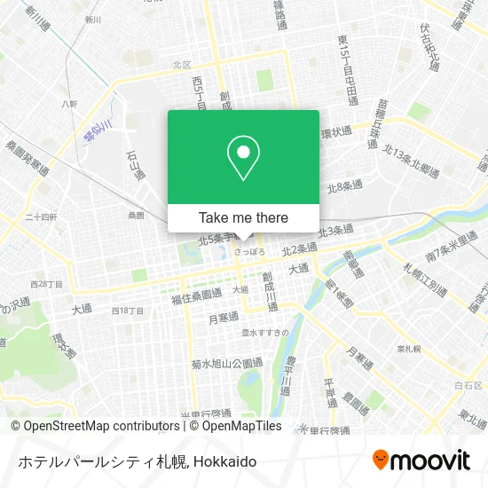 ホテルパールシティ札幌 map