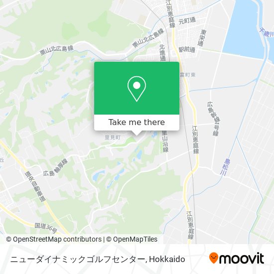 ニューダイナミックゴルフセンター map