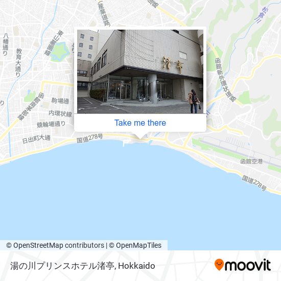 湯の川プリンスホテル渚亭 map