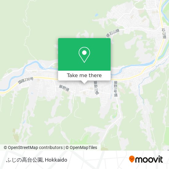 ふじの高台公園 map