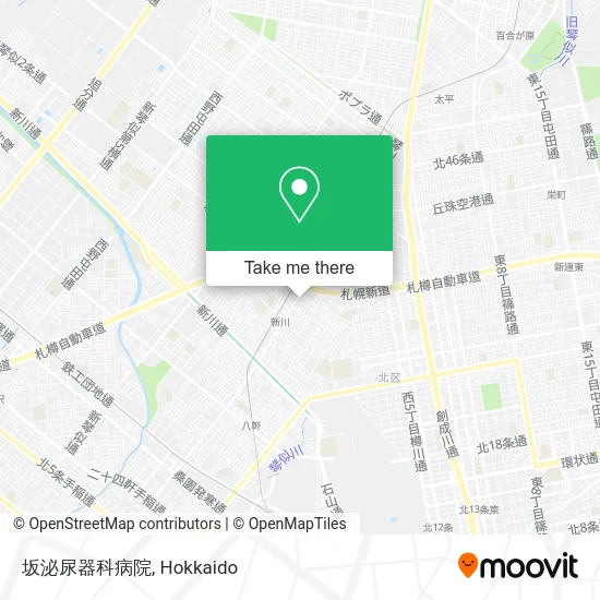 坂泌尿器科病院 map