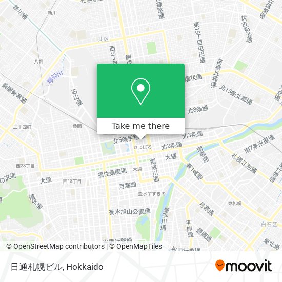 日通札幌ビル map