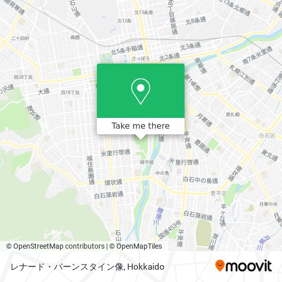 レナード・バーンスタイン像 map