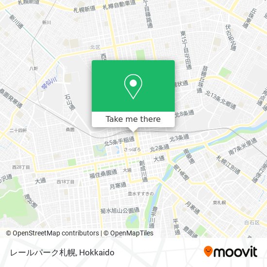 レールパーク札幌 map