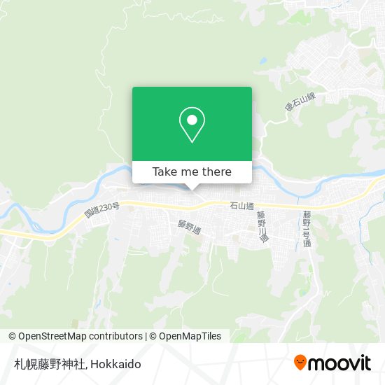 札幌藤野神社 map