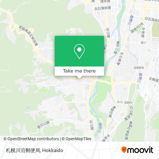 札幌川沿郵便局 map
