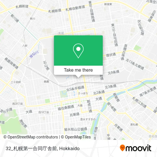 32_札幌第一合同庁舎前 map
