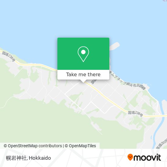 幌岩神社 map