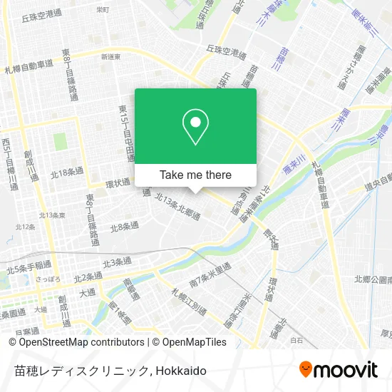 苗穂レディスクリニック map