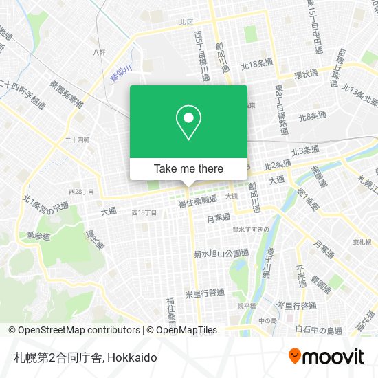 札幌第2合同庁舎 map