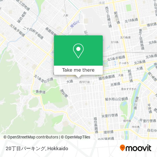 20丁目パーキング map